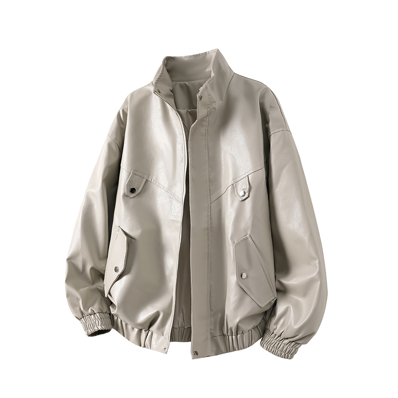 

Куртка Unisex Stand Collar Moderate X1617, серебро серый