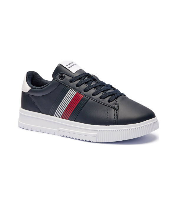 

Кожаные кеды суперкубок Tommy Hilfiger, синий