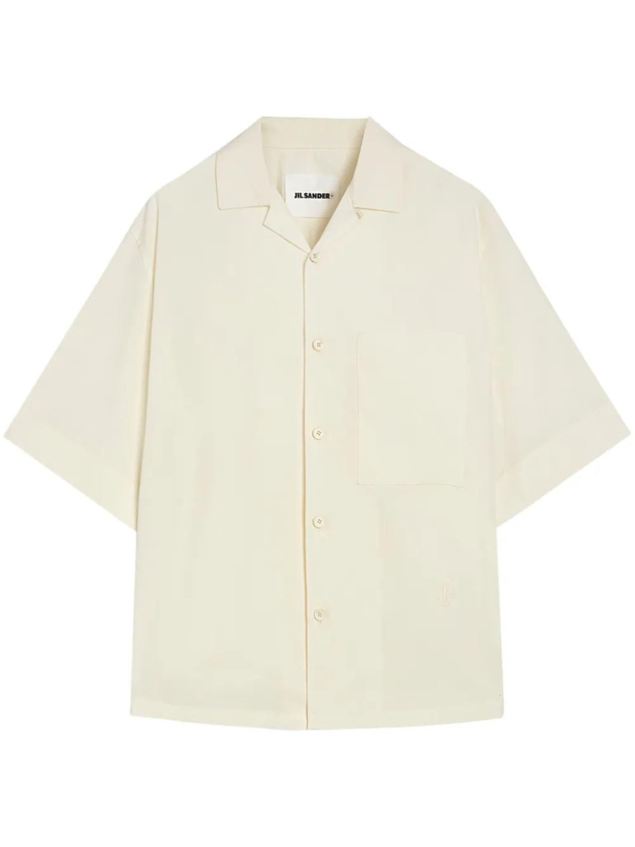 

Рубашка с короткими рукавами Jil Sander, белый