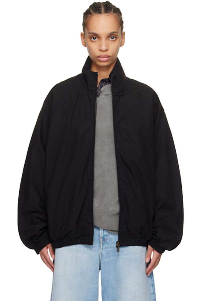

Черная куртка на молнии с логотипом Acne Studios