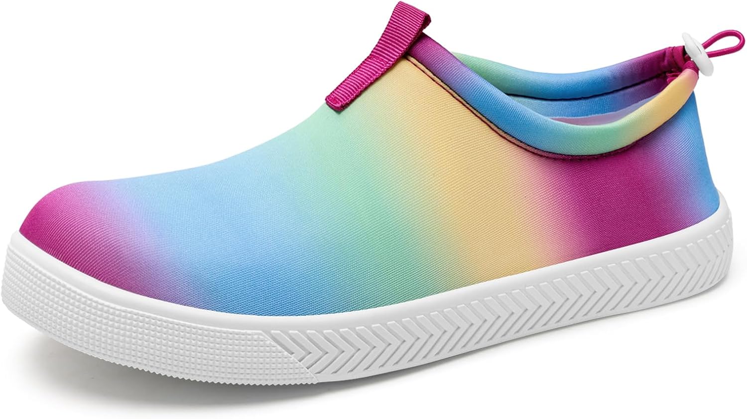 

Водные туфли WateLves для мужчин и женщин - быстросохнущие повседневные водные кроссовки с отверстиями для слива, легкие, противоскользящие для водных активностей на открытом воздухе, Rainbow