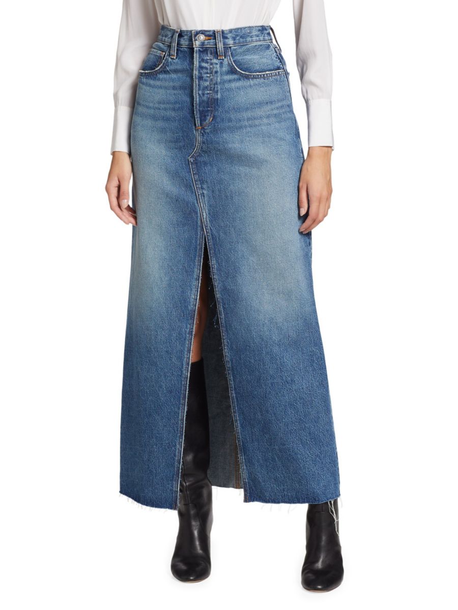 

Юбка макси Sadie Denim Favorite Daughter, цвет Camden
