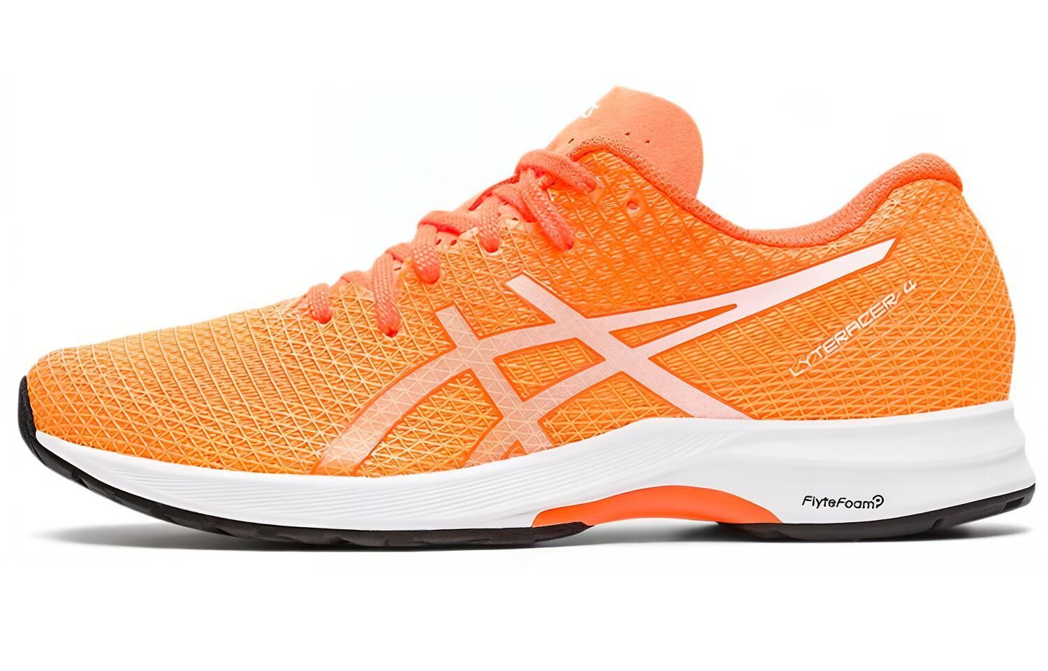 

Кроссовки Lyteracer 4 женские с низким верхом, оранжевые/белые Asics
