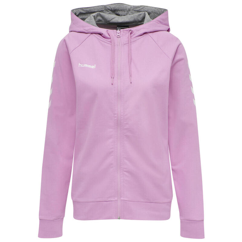 

Hmlgo Zip Hoodie Женская мультиспортивная толстовка HUMMEL, цвет rosa