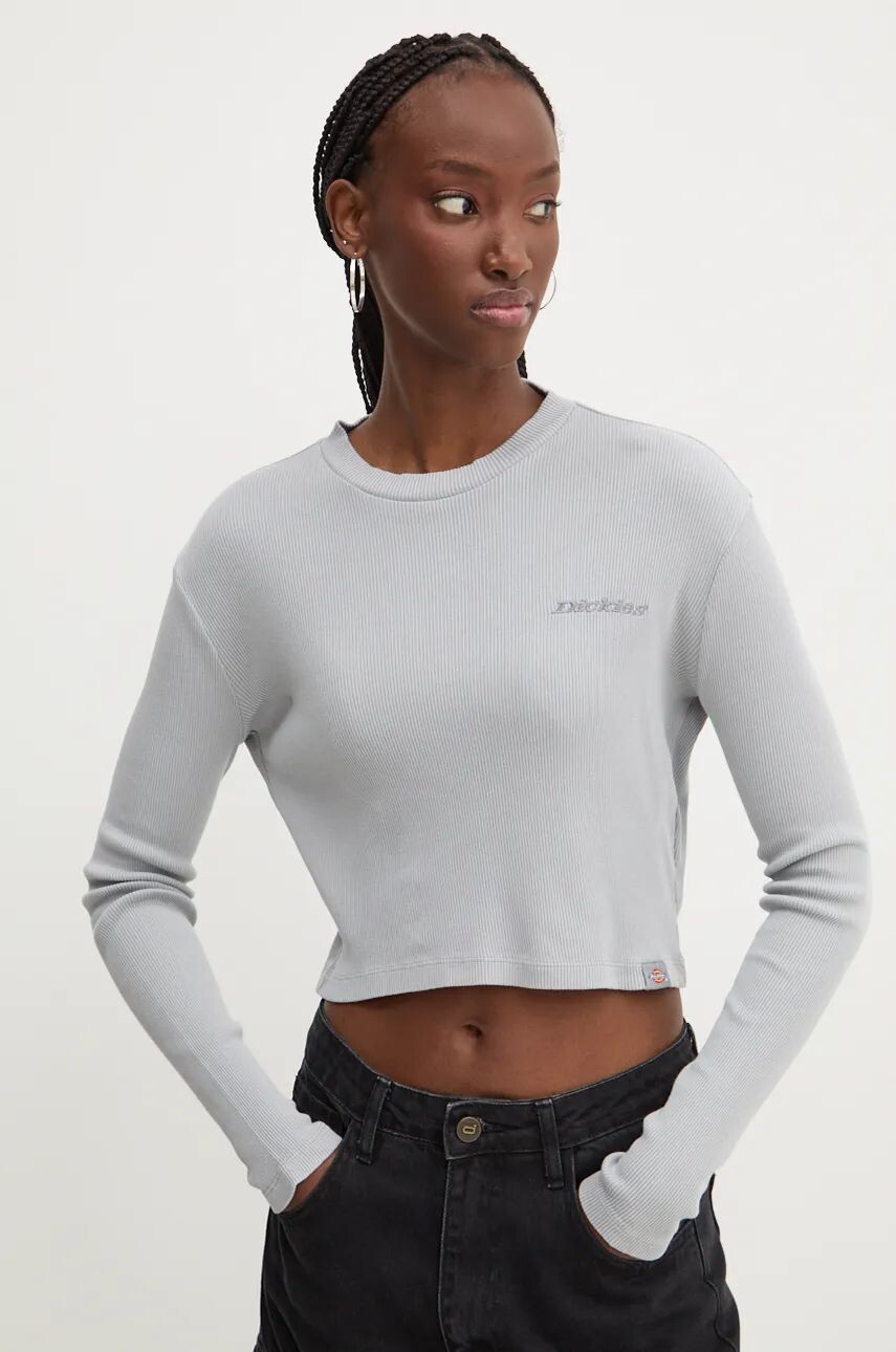 

Топ Dickies с длинными рукавами из хлопка PENTYWOOD, серый