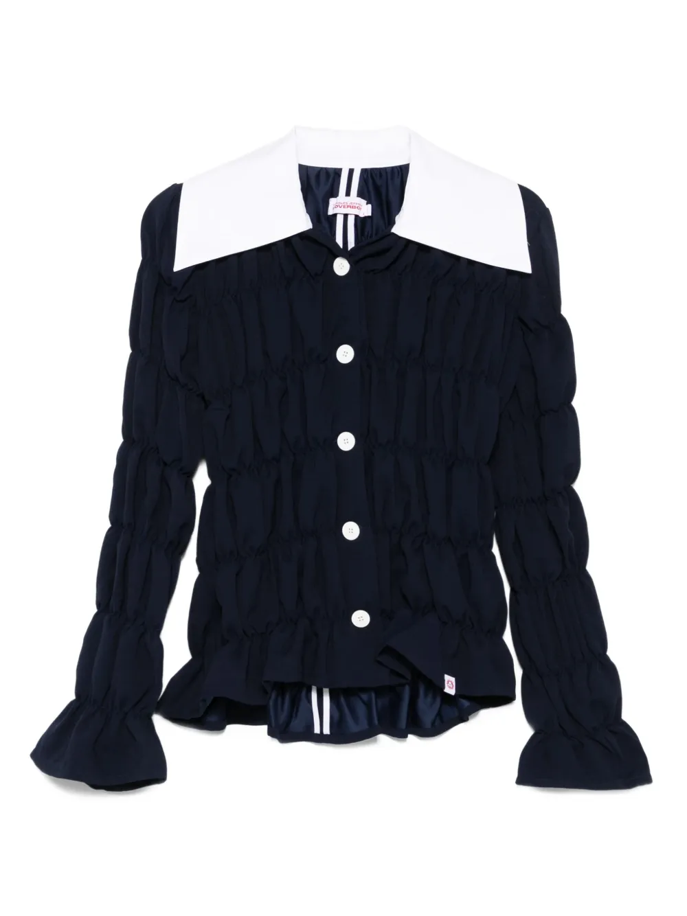 

Блузка со сборками Charles Jeffrey Loverboy, синий