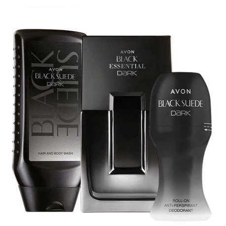 

Мужской набор Avon Black Suede Dark [духи + гель + дезодорант]