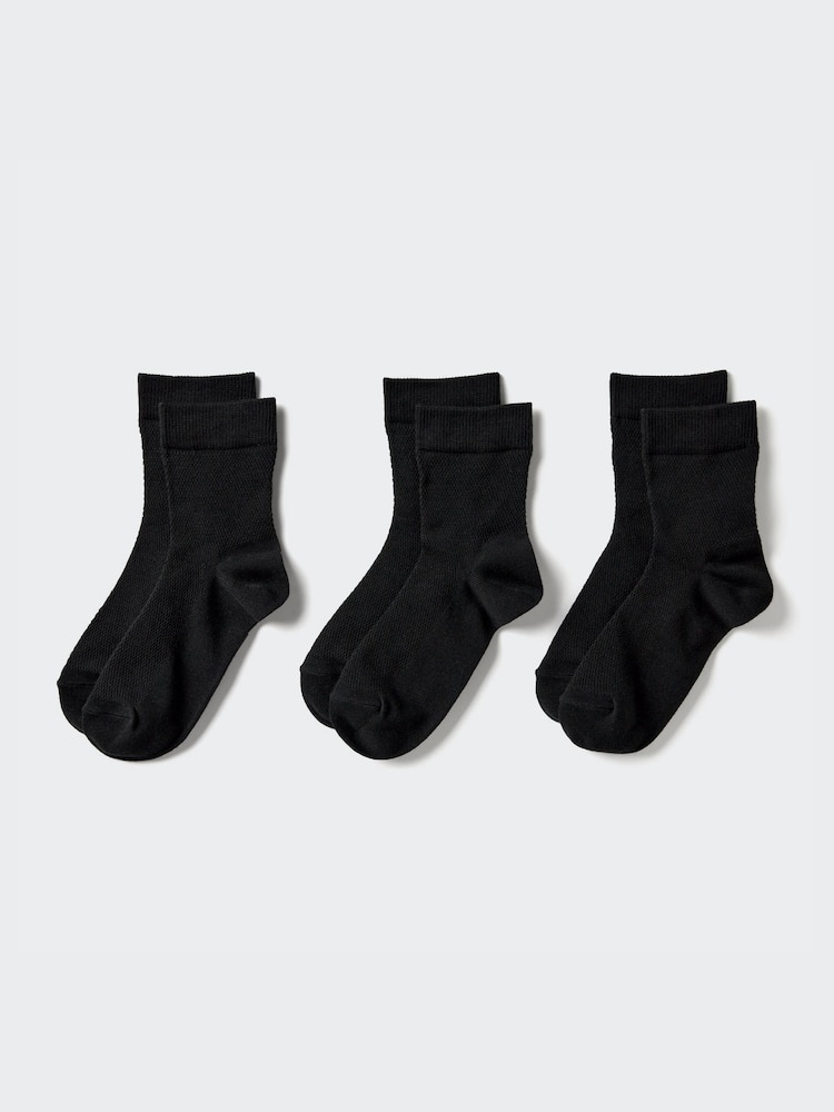 

Носки сетка, 3 пары Uniqlo, цвет 09 черный