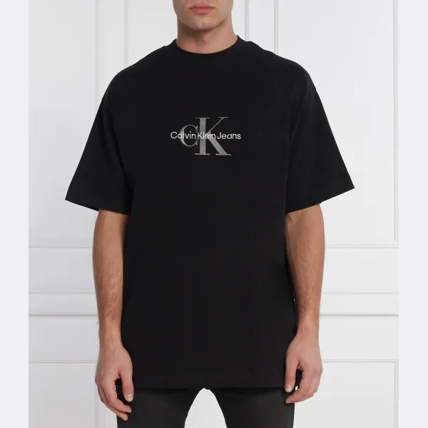 

Футболка свободного кроя с архивным монологом Calvin Klein, черный
