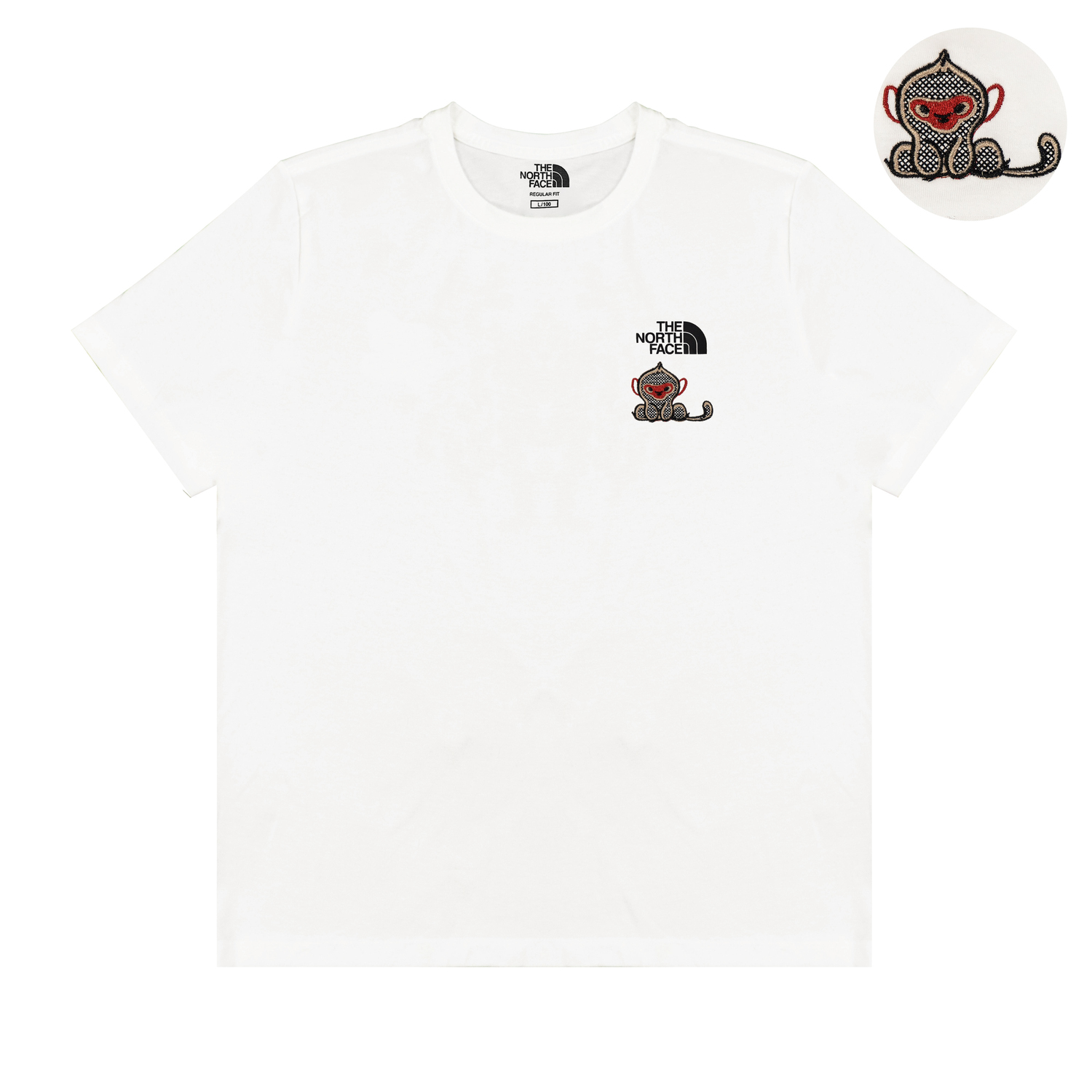 

Футболка унисекс белая THE NORTH FACE