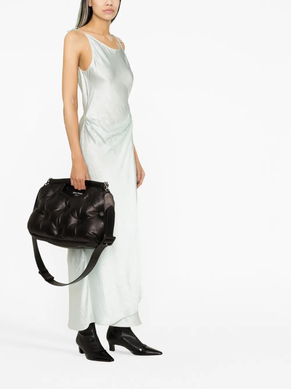 Сумка на плечо Glam Slam Classique среднего размера MAISON MARGIELA, черный — фото 2