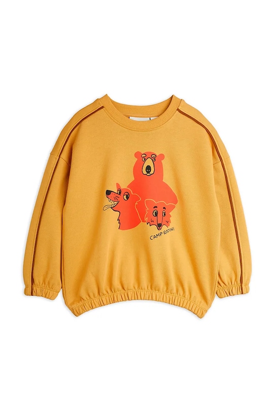 

Детская хлопковая толстовка Camp Rodini Mini Rodini, коричневый