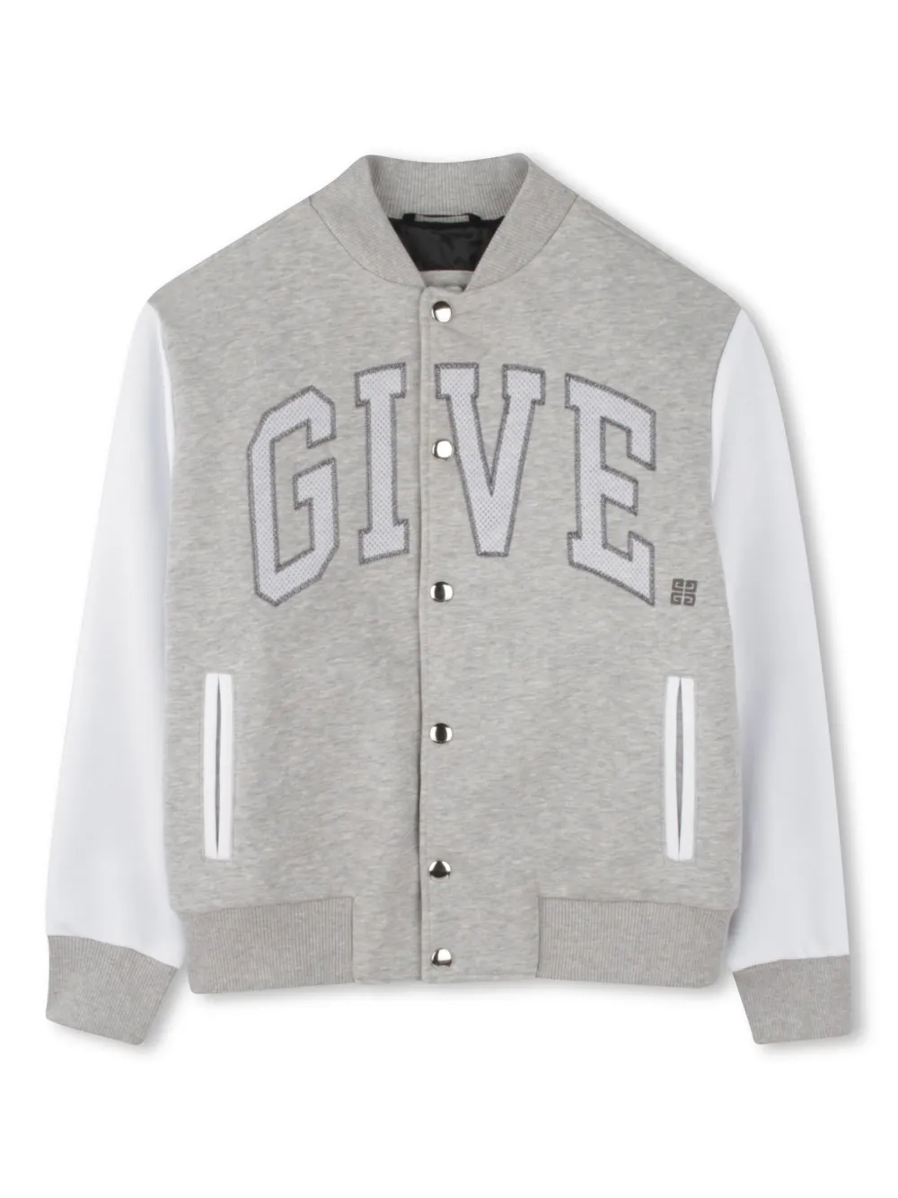 

Бомбер с логотипом Givenchy Kids, серый