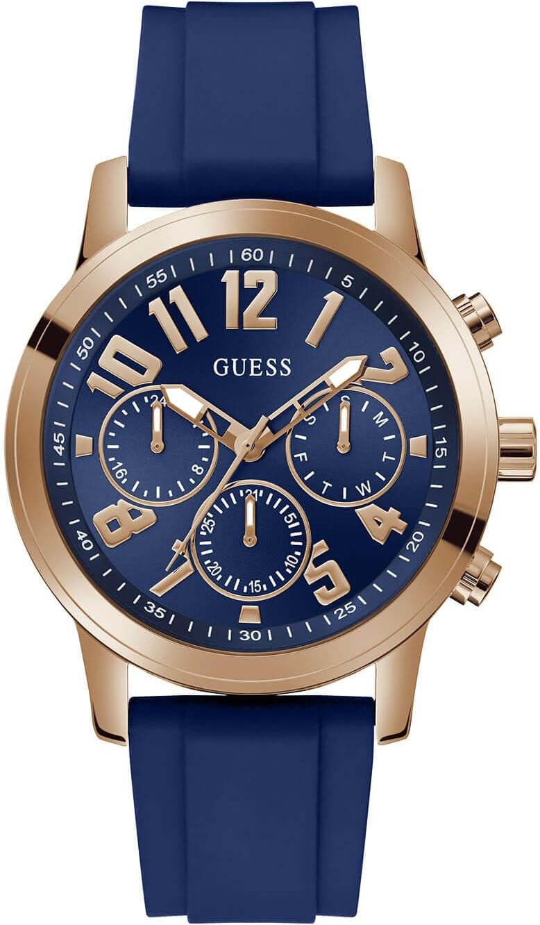 

Часы-хронограф GUESS цвета розового золота, Blue