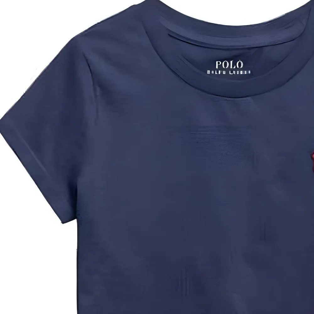 Polo Ralph Lauren Футболка marine blue детская — фото 3