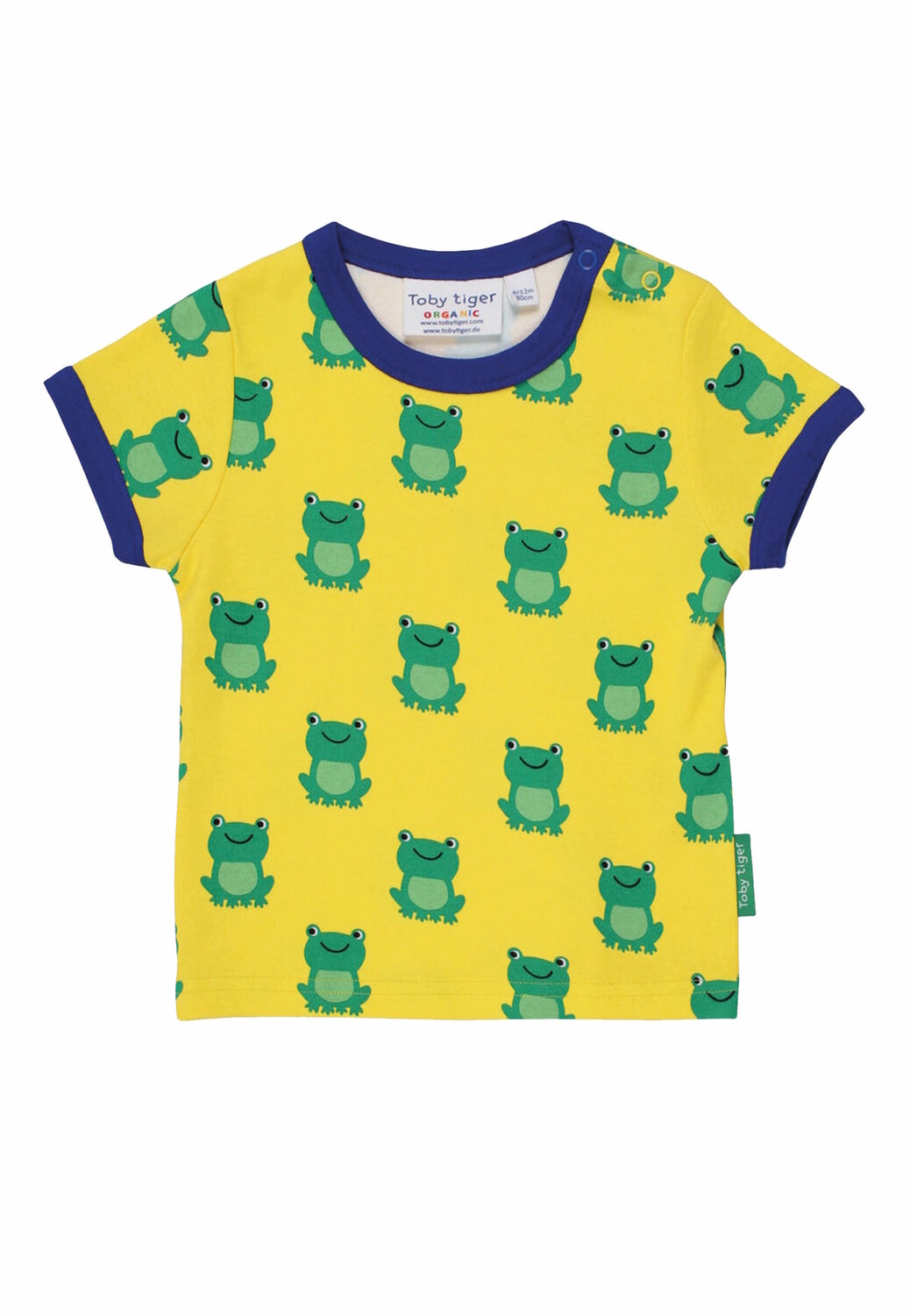 

Футболка Toby Tiger mit Frosch Print, желтый