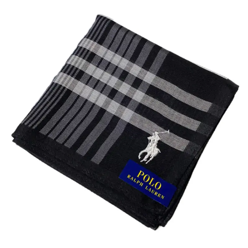 

Polo Ralph Lauren Шёлковый шарф унисекс чёрный, Black