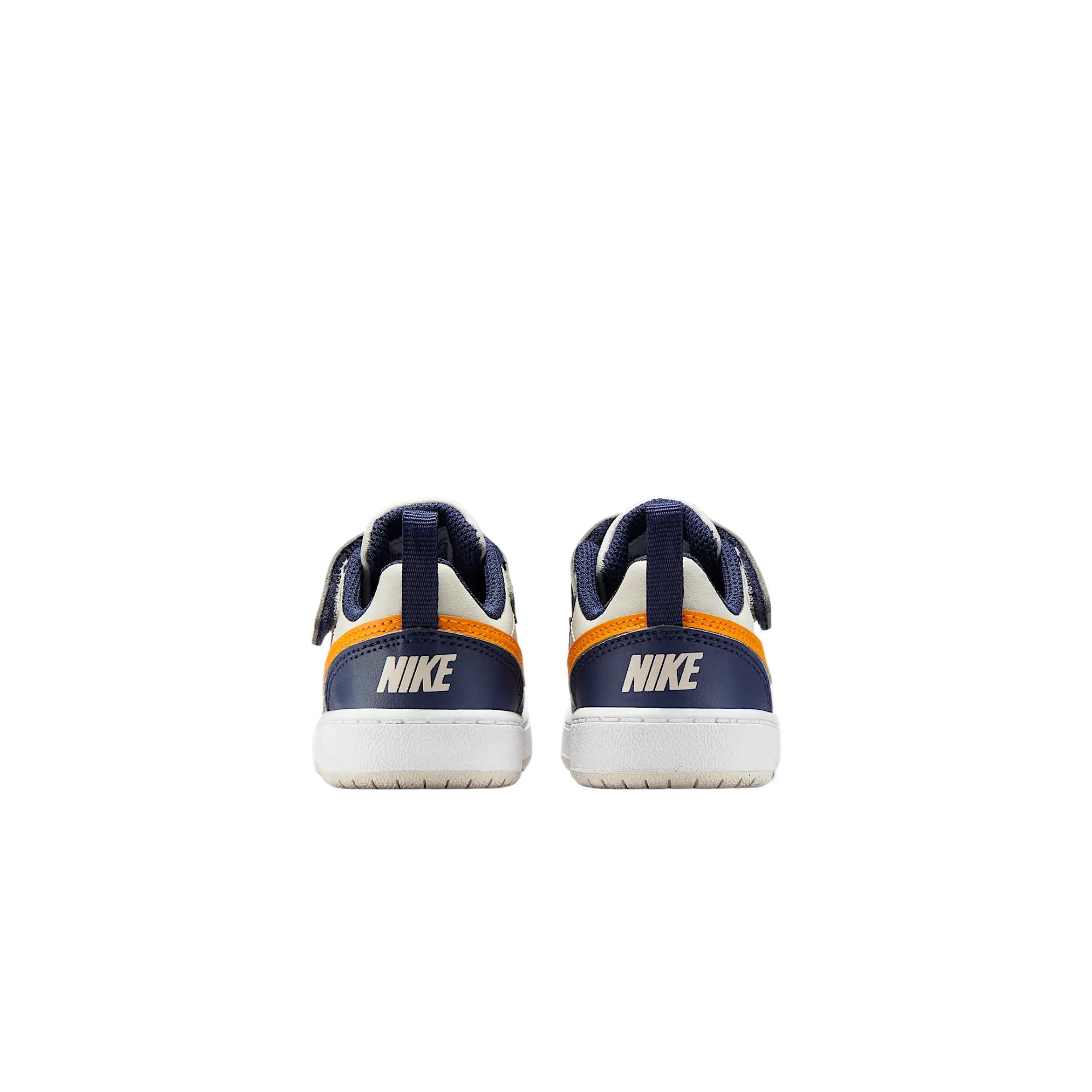 Кроссовки Court Borough для малышей Nike, темно-синий/синий/белый/оранжевый/желтый — фото 4