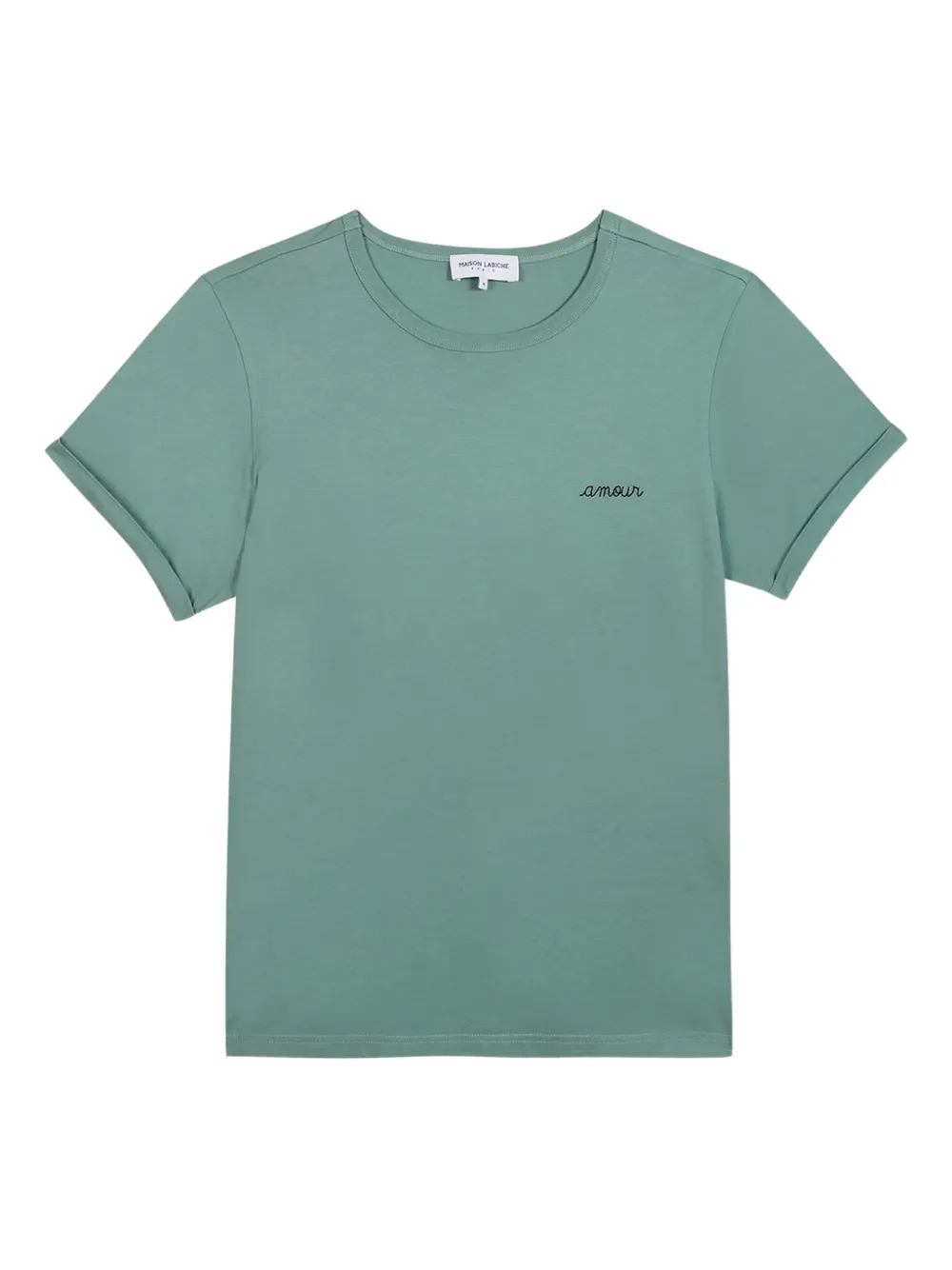 

Футболка с вышивкой Maison Labiche, зеленый