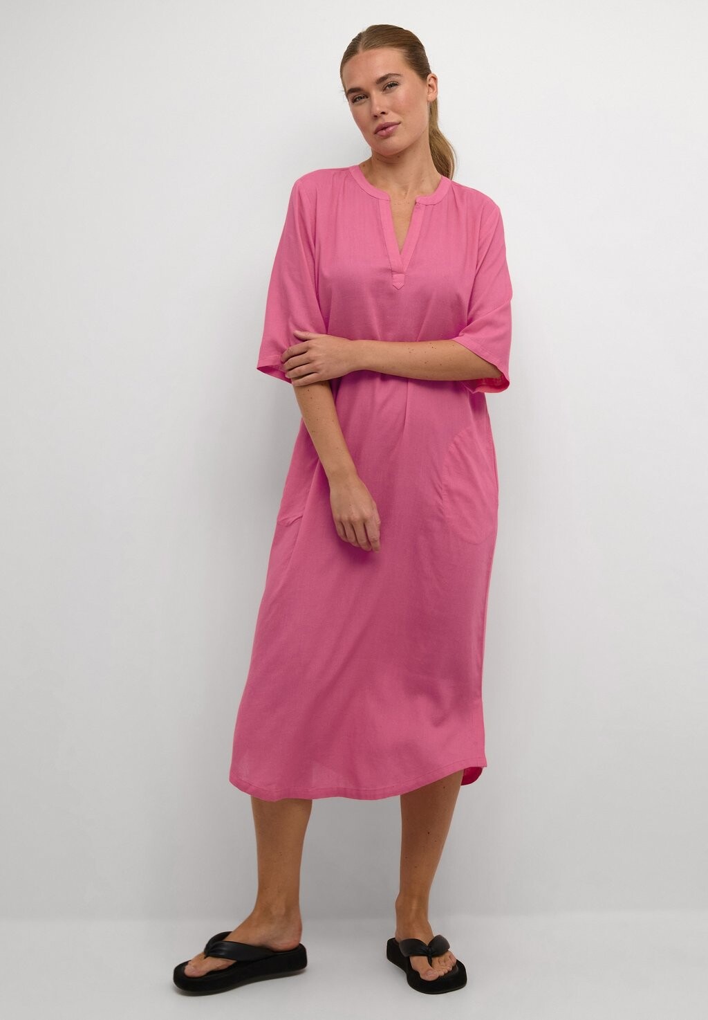 

Летнее платье KAMILIA KAFTAN Kaffe, фуксия
