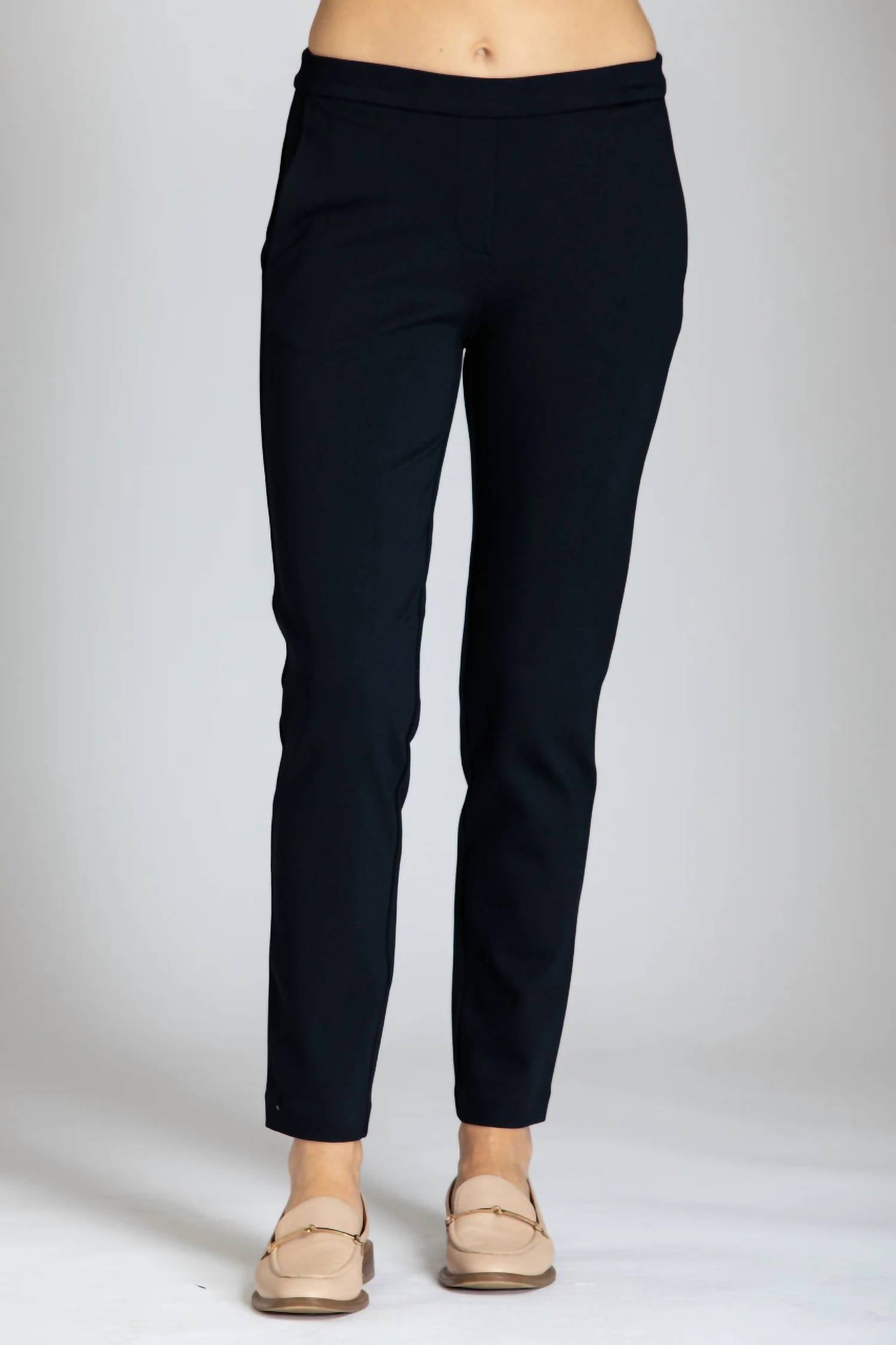 

Брюки Ponte Pull On черного цвета APNY
