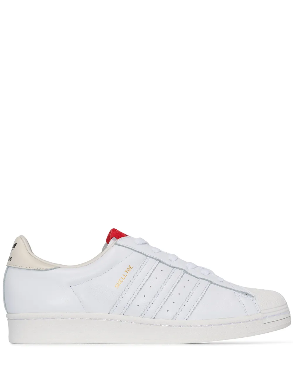 

Кроссовки Shelltoe из коллаборации с 424 Adidas, белый