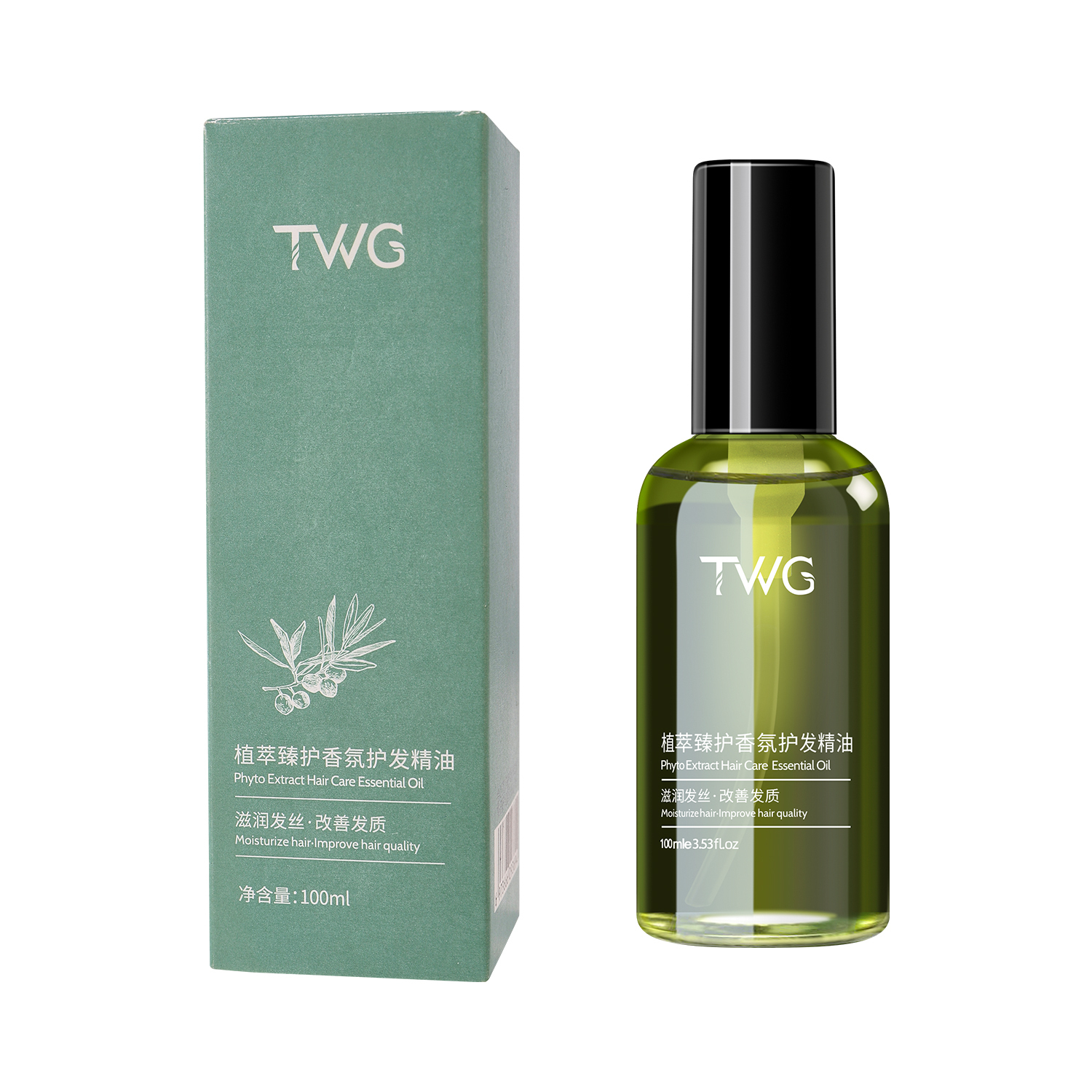 Эфирные масла для ухода за волосами unisex TWG