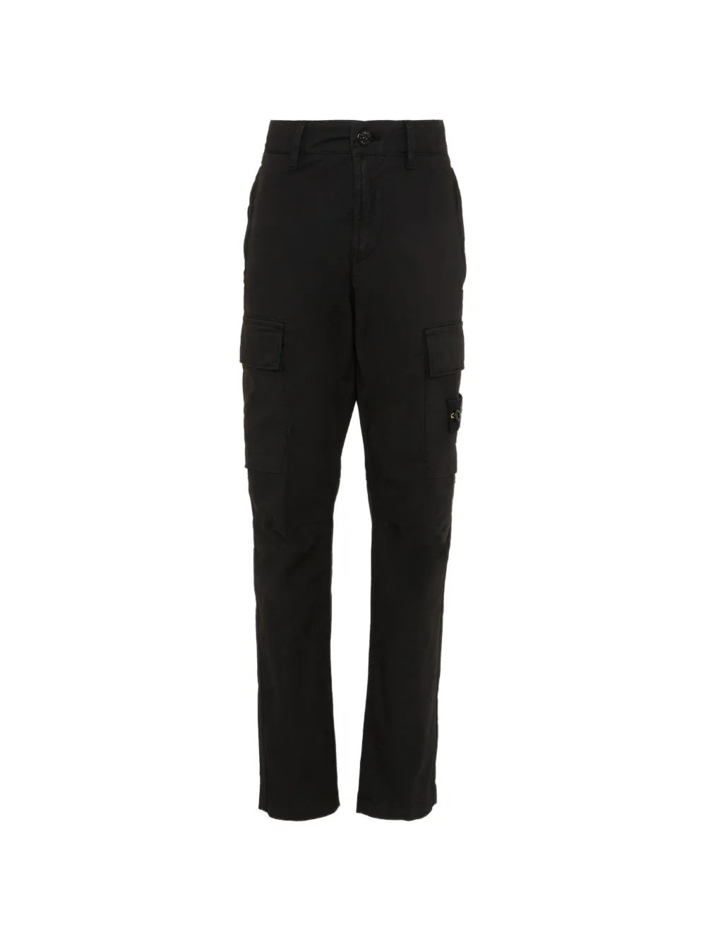 

Брюки с карманами и шлевками для ремня Stone Island Junior, черный