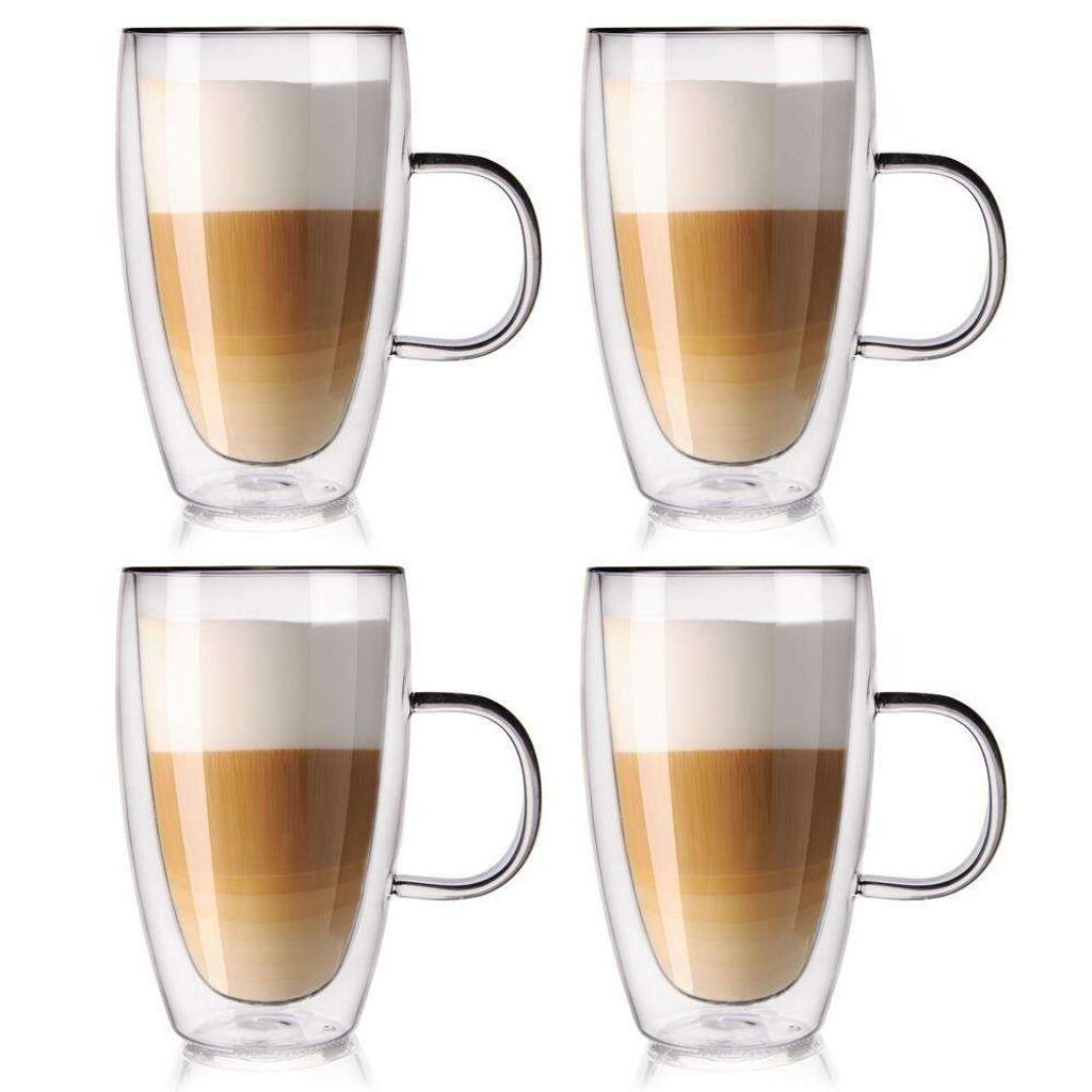 

Термостаканы Orion, набор из 4 шт., стаканы для кофе, стаканы для чая, стаканы для кофе, стаканы с двойными стенками