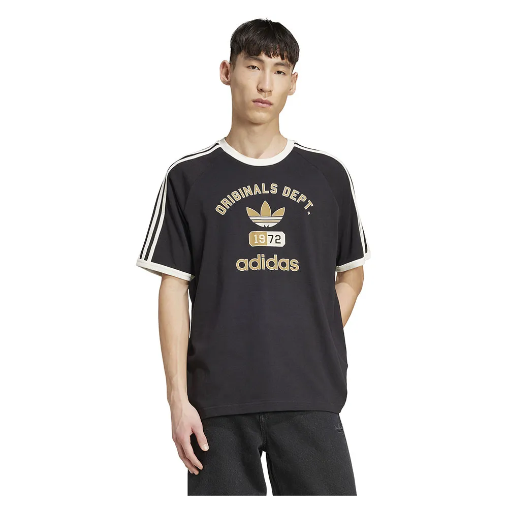 

Футболка с коротким рукавом adidas Originals 3 Stripes Originals Dept Graphic, черный