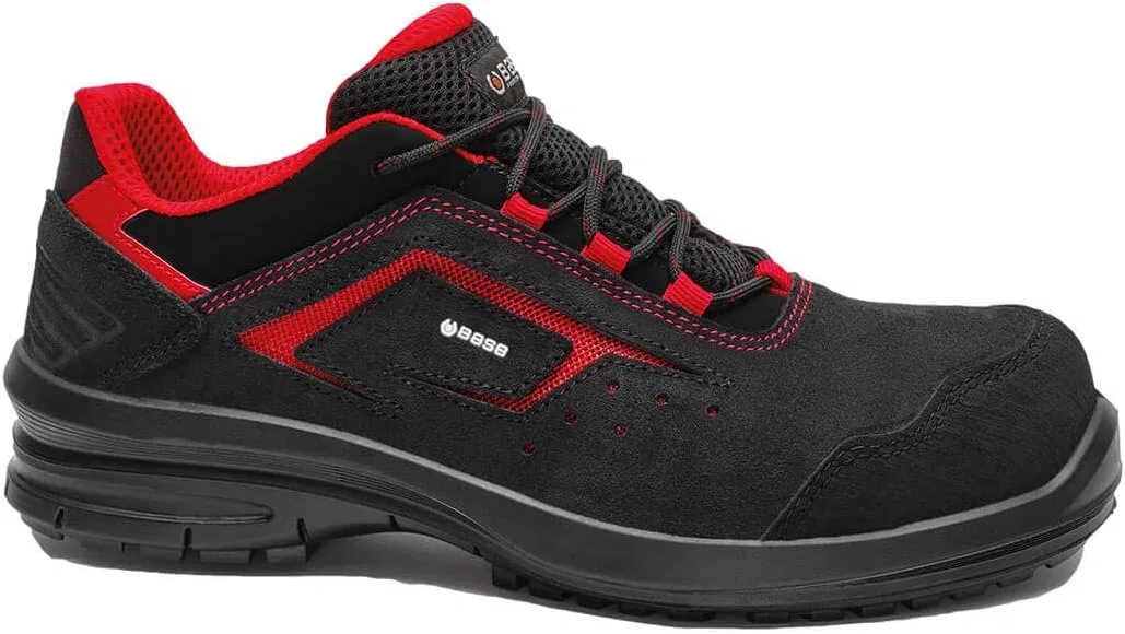 Защитная обувь BASE Protection Unisex B0982b Eris S1pl Fo Sr-Bs Nero/Rosso для защиты от огня, Colourful