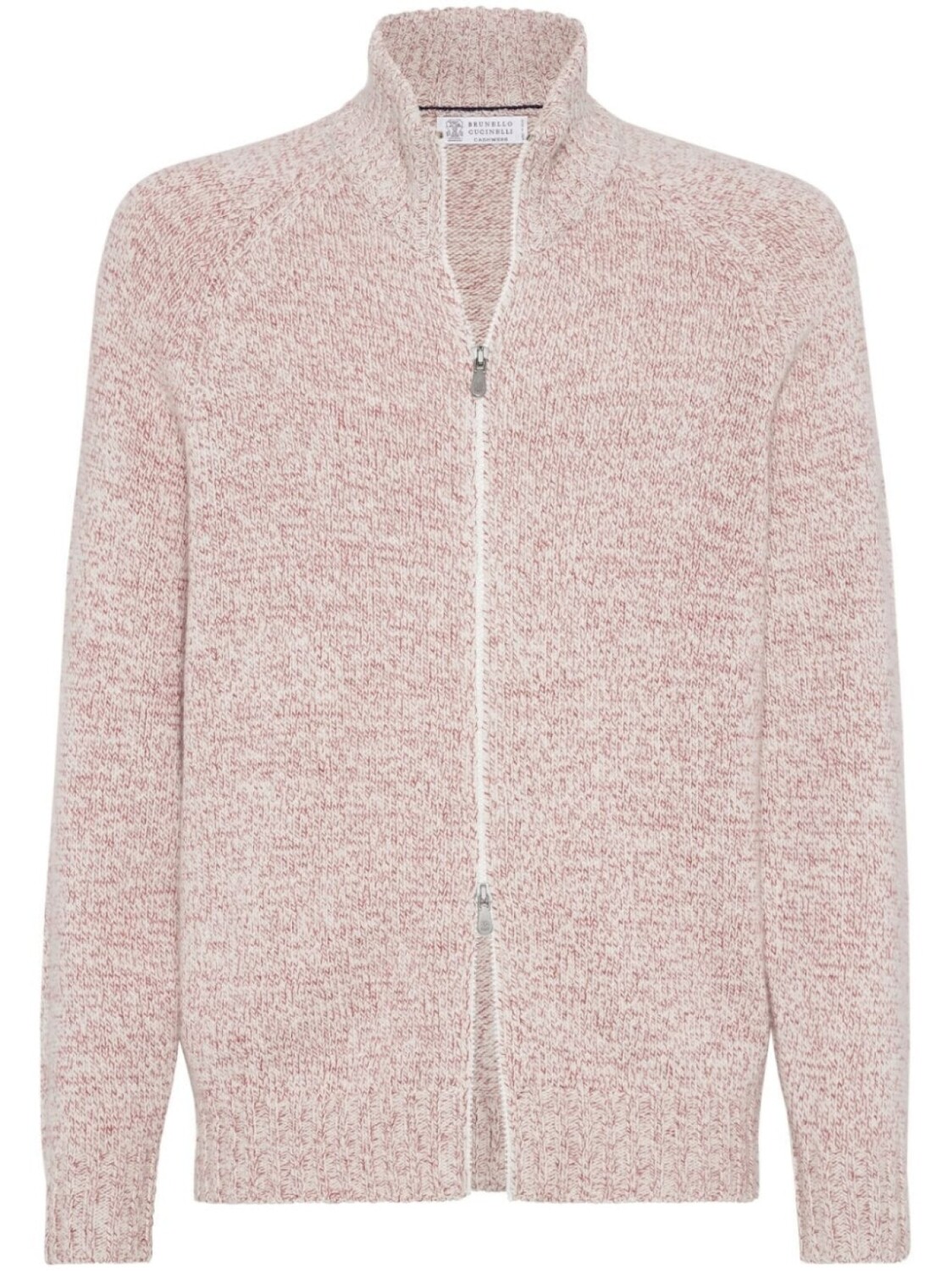 

Brunello Cucinelli меланжевый кардиган из кашемира, красный