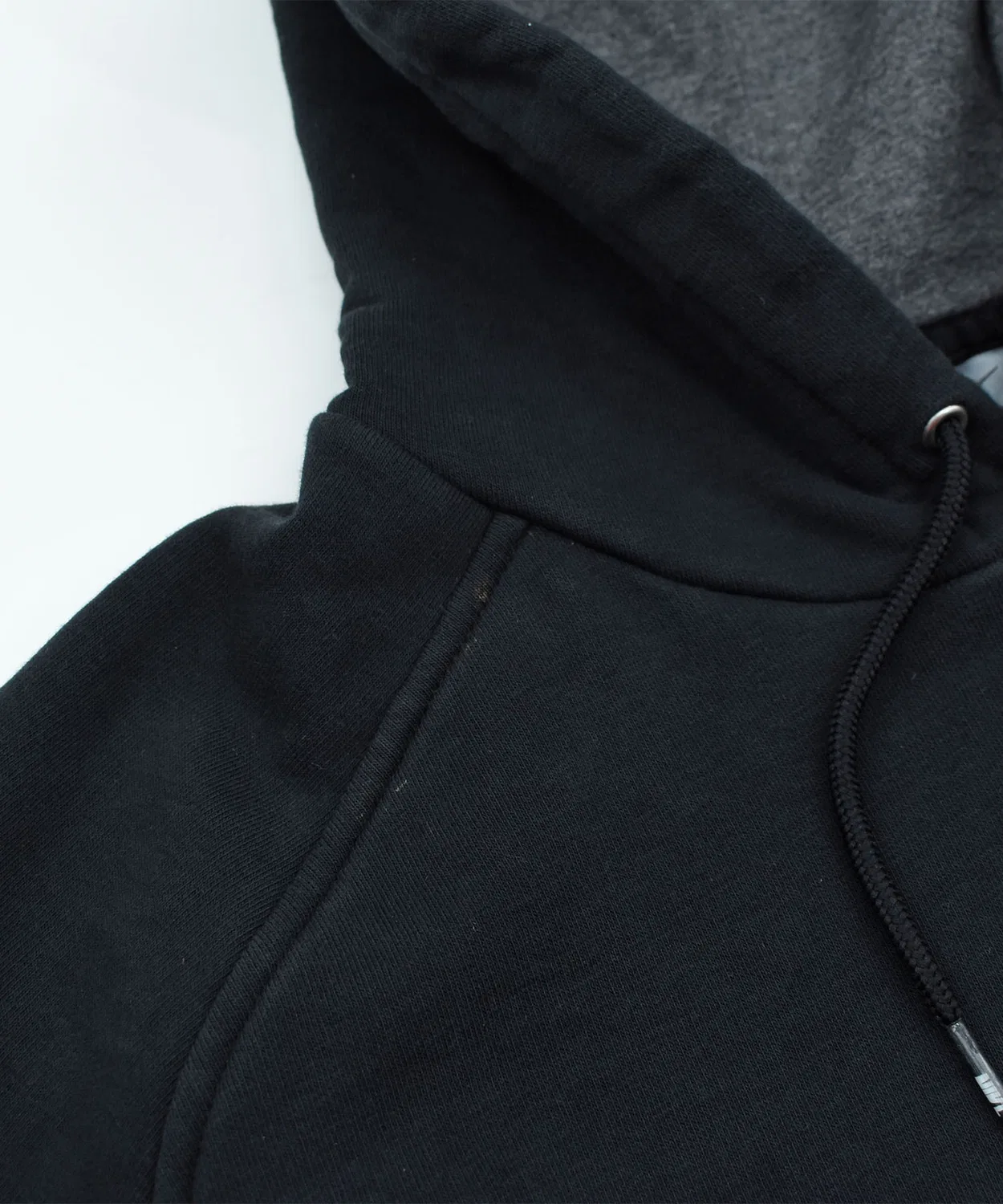 Винтажный свитшот Nike с вышивкой Swoosh, чёрный, размер L — фото 3