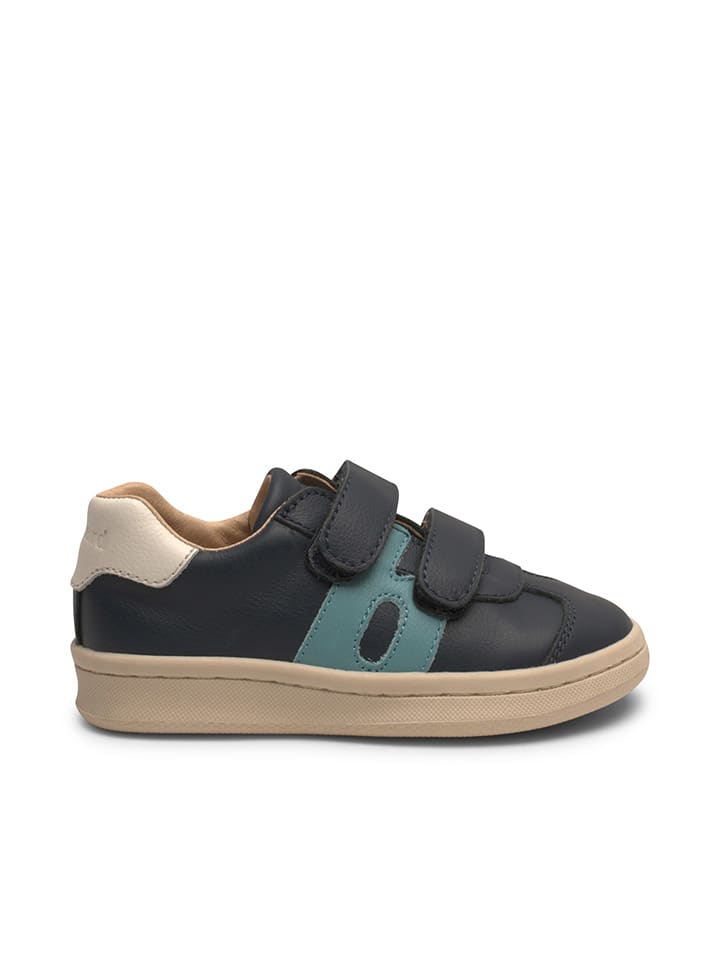 

Кроссовки на шнуровке bisgaard, цвет dunkelblau/beige/hellblau