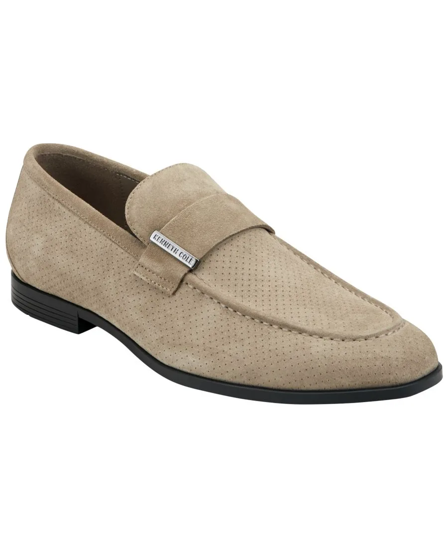 Мужские лоферы Sylvan без шнурков Kenneth Cole New York, бежевый suede