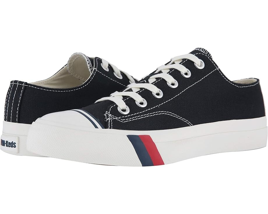 

Кроссовки Pro-Keds Royal Lo Lace Up, цвет Black/White