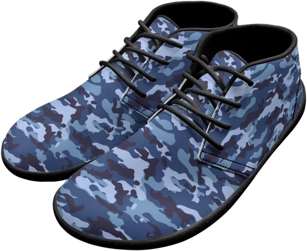 

Мужские минималистичные босоножки UNICEU с широким носком, кожаные удобные ходовые кроссовки для тренировок и спорта, модные кроссовки, синий