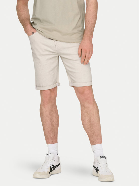 

Джинсовые шорты обычного кроя Ply 22029296 Only & Sons, экрю