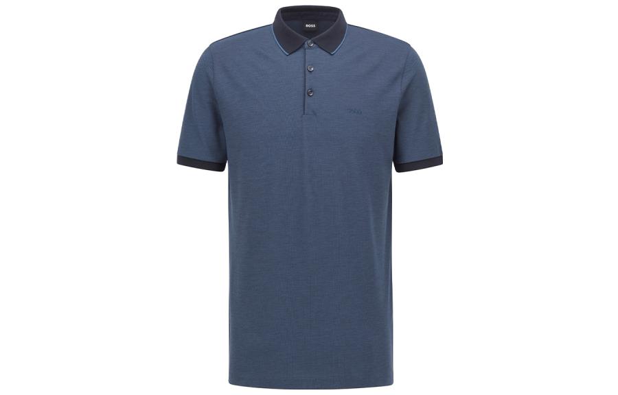 

Мужская поло HUGO BOSS, темно-синий