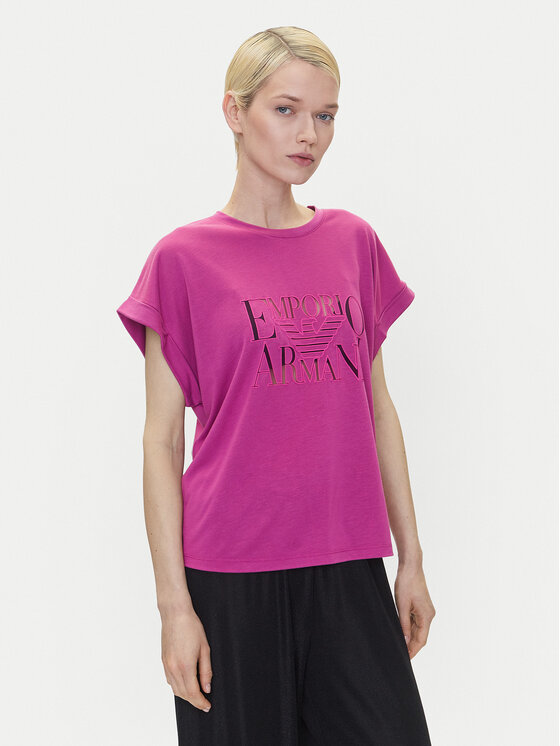 

Свободная футболка EW000616 AF12187 UA227 Emporio Armani, розовый