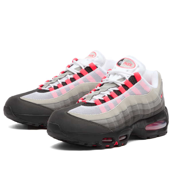 Кроссовки Air Max 95 с большими пузырями Nike, Black, Solar Red & Dust Granite — фото 2