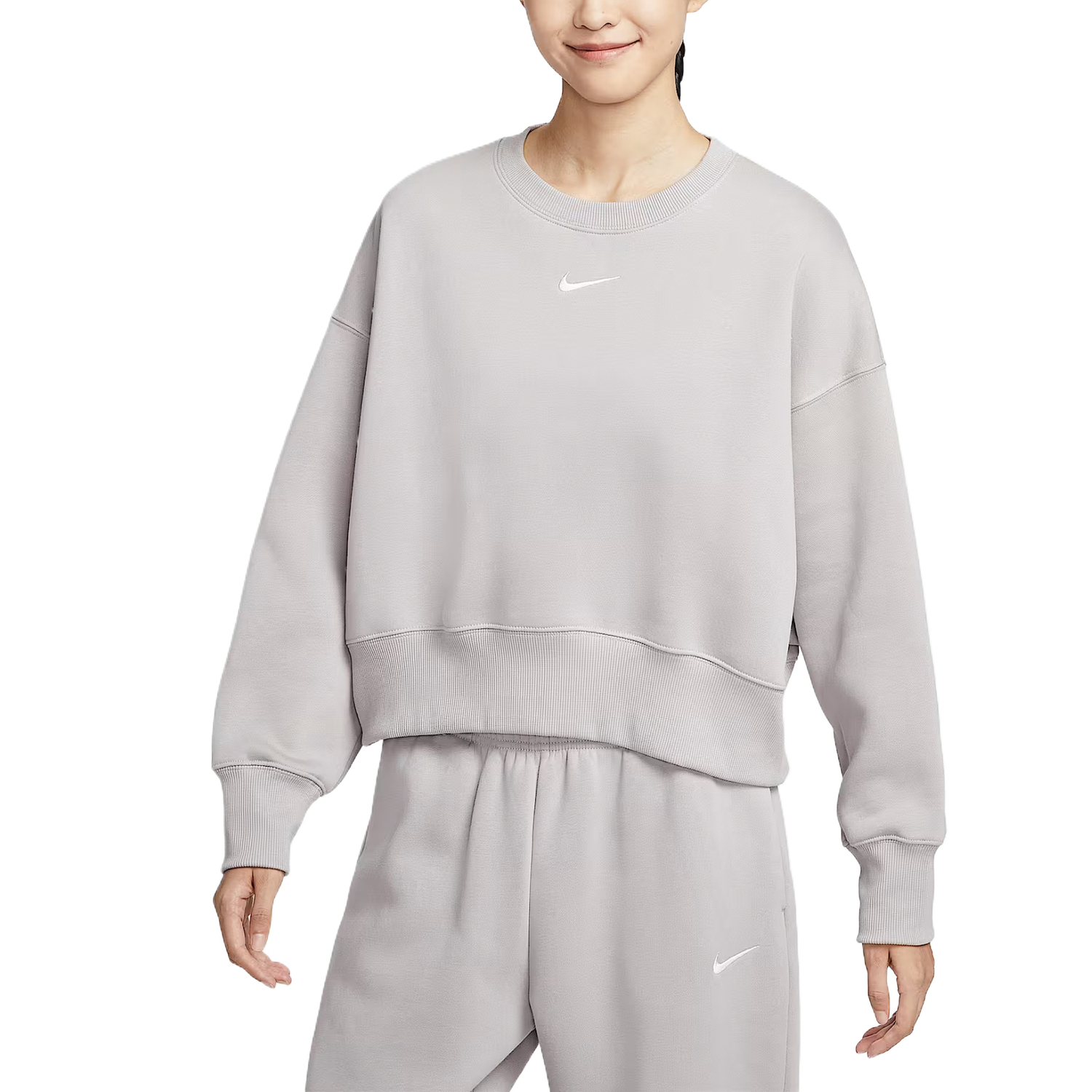 

Спортивный свитшот Phoenix Fleece женский Nike, серый