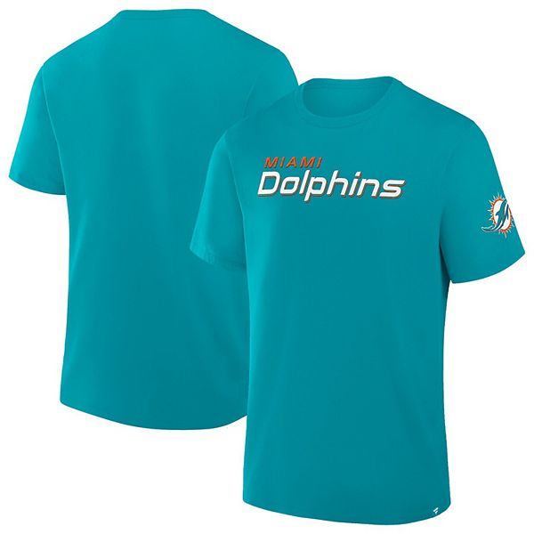 

Мужская футболка aqua miami dolphins legacy cotton Fanatics