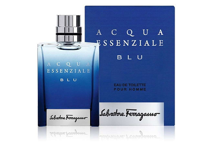 Ferragamo Мужской парфюм azure blue water oriental fougere eau de toilette 30ml/50ml/100ml — фото 3