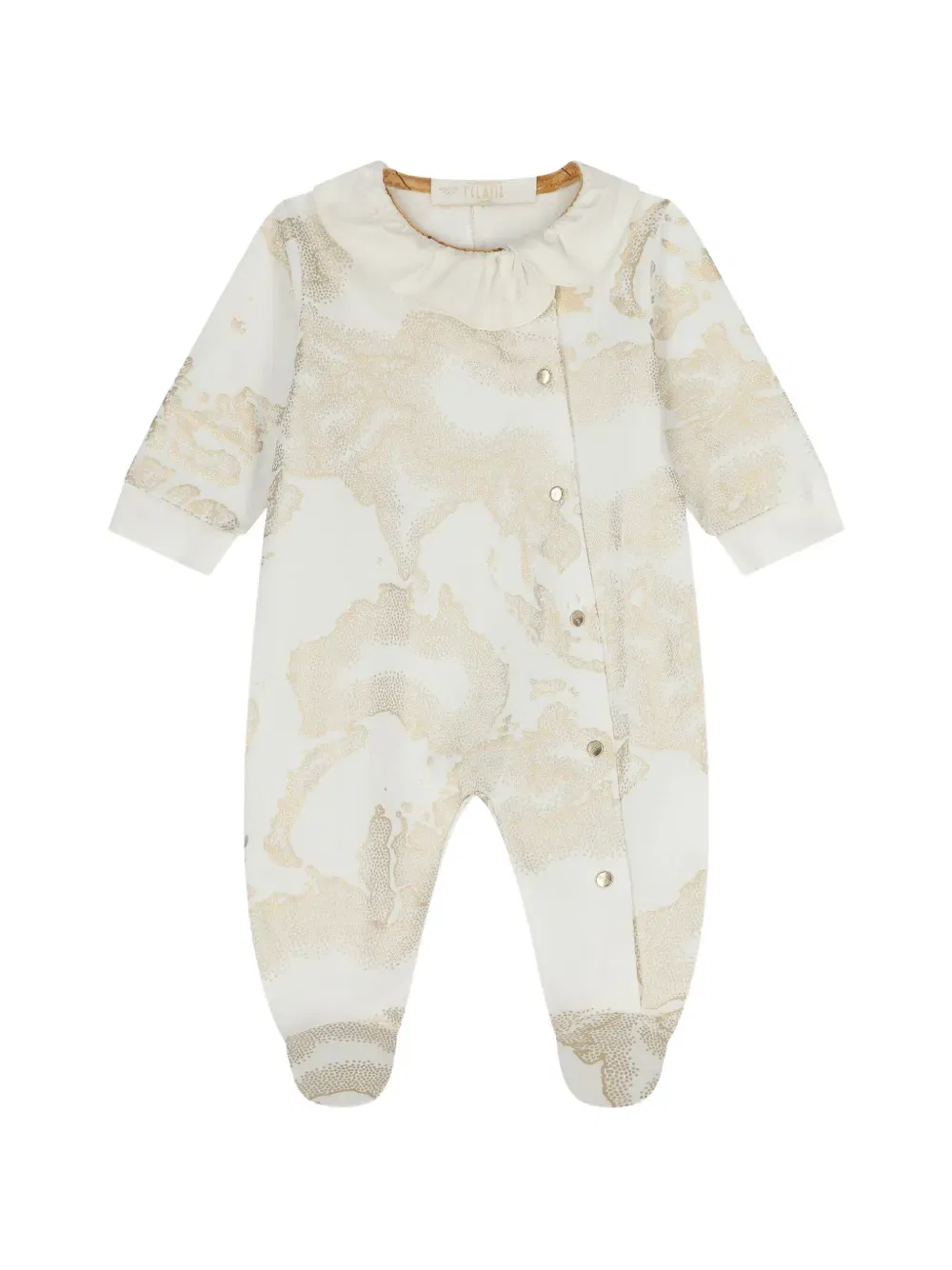 Детский комбинезон с оборками и принтом Alviero Martini Kids, белый