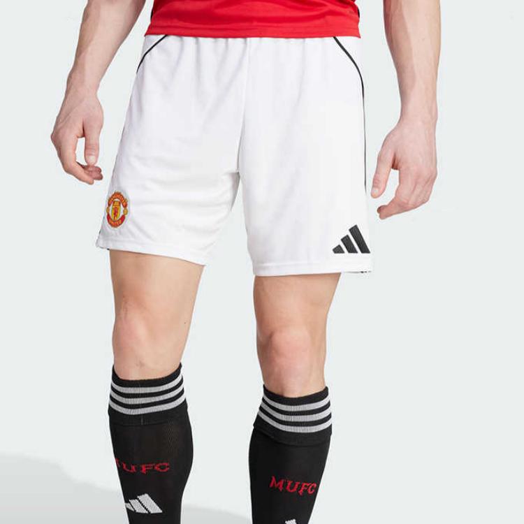 Футболка Free Shipping With AdiClub Manchester United 25/26 Home Shorts Adidas, белый — фото 3