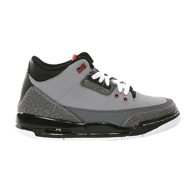 

Кроссовки Air Jordan 3 Retro GS 'Stealth', серый