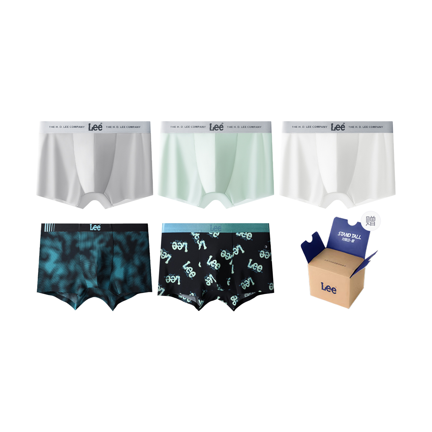 

Lee Sunset 1.0 подарочный набор мужского белья 5 штук