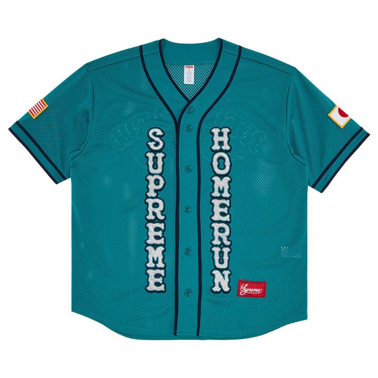 

Джерси Supreme x Homerun Baseball Jersey, Teal