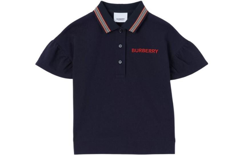 

Детская футболка Burberry, темно-синий